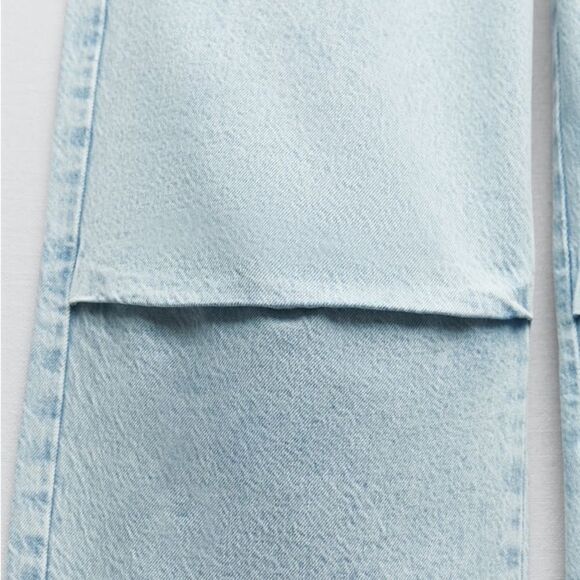 ZARA MID-RISE Z1975 BALLOON JEANS - Picture 3 of 12